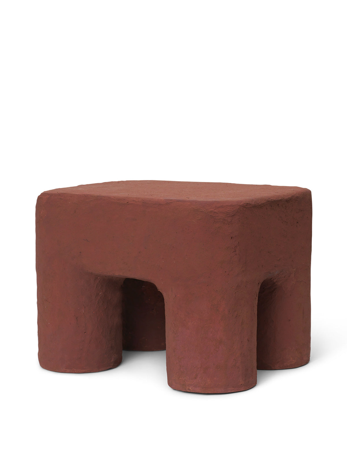 Podo Hocker in Red Brown präsentiert im Onlineshop von KAQTU Design AG. Hocker ist von Ferm Living