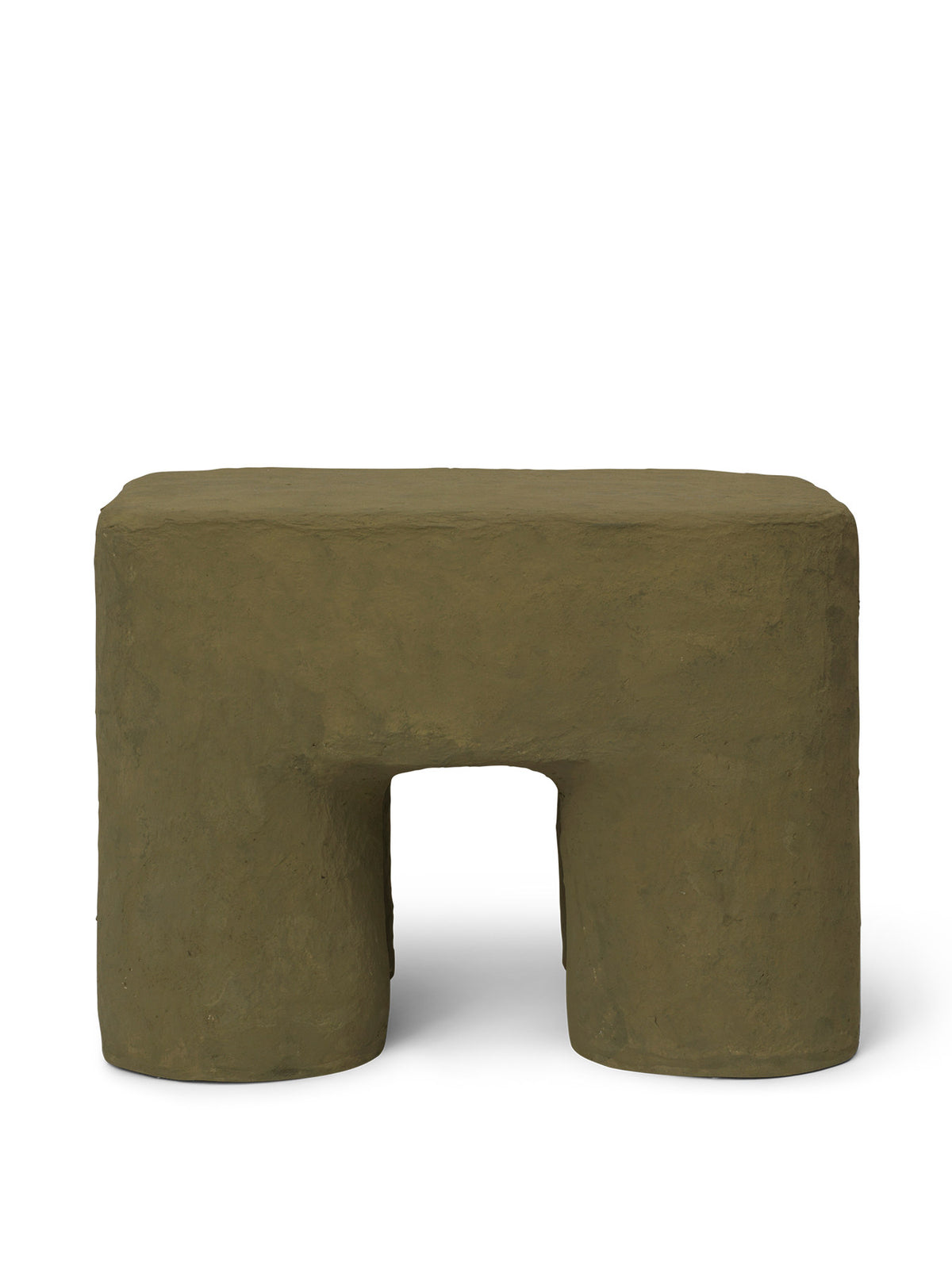 Podo Hocker in Khaki präsentiert im Onlineshop von KAQTU Design AG. Hocker ist von Ferm Living
