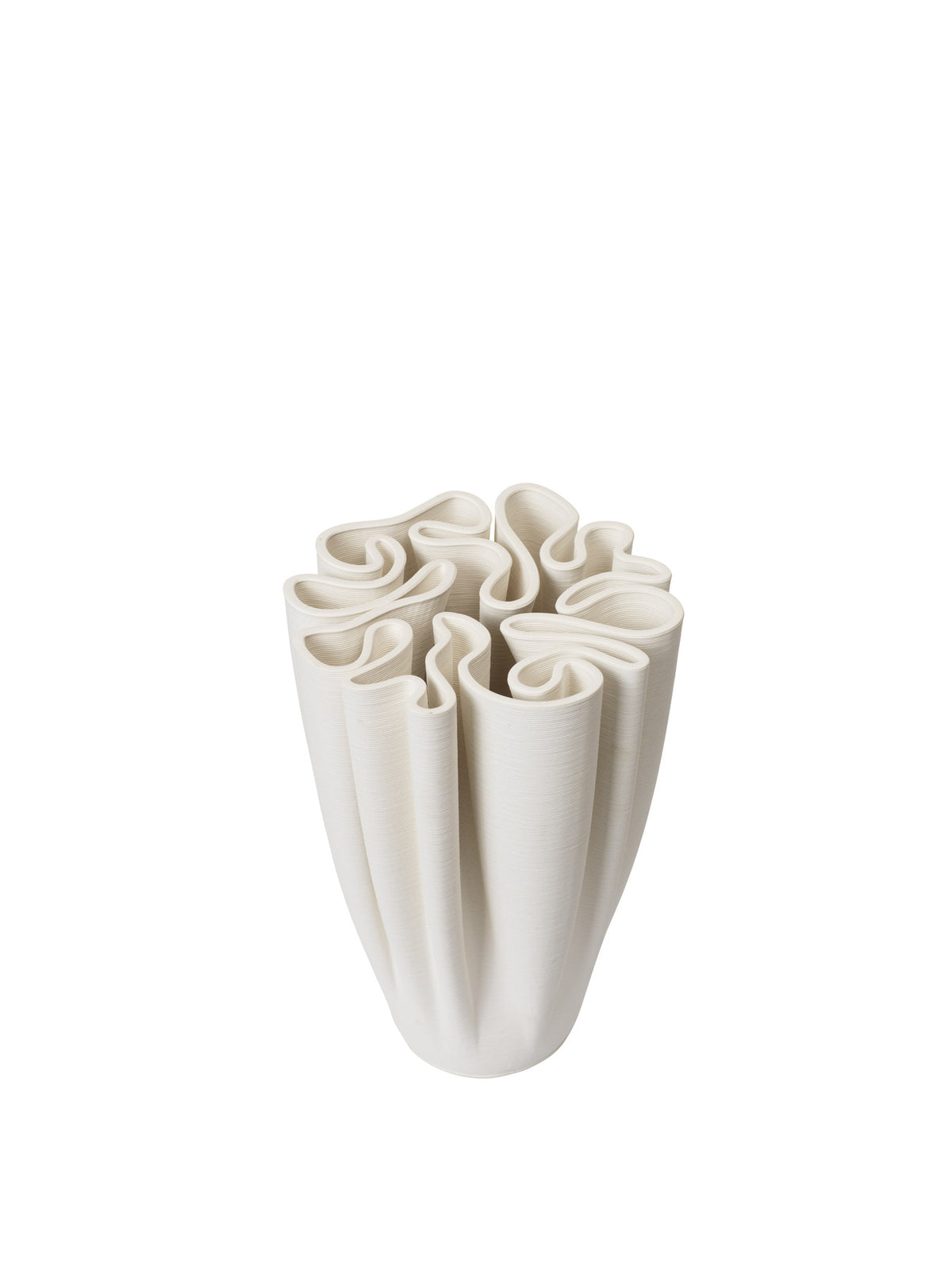 Dedali Vase in Offwhite präsentiert im Onlineshop von KAQTU Design AG. Vase ist von Ferm Living