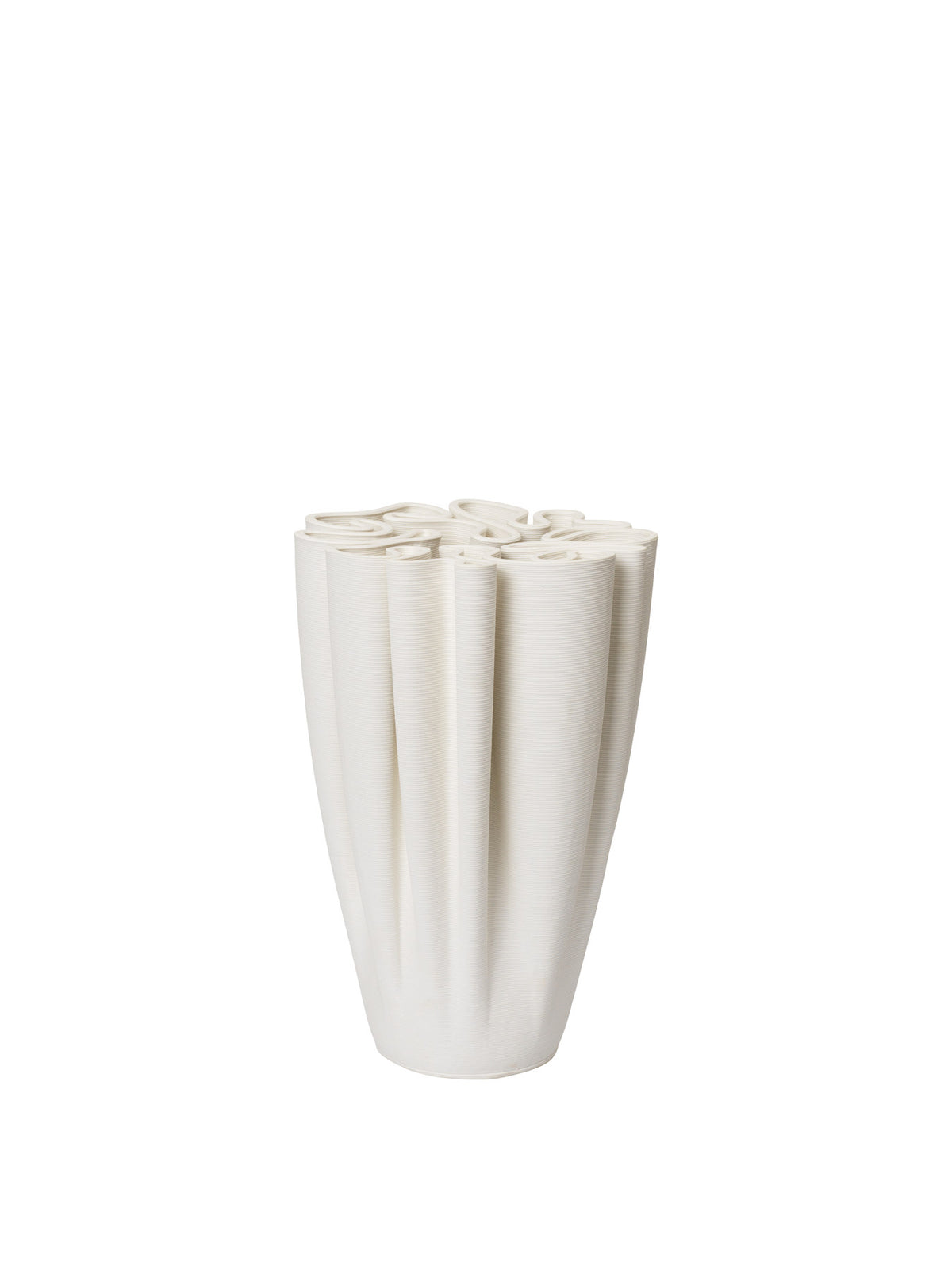 Dedali Vase in Offwhite präsentiert im Onlineshop von KAQTU Design AG. Vase ist von Ferm Living