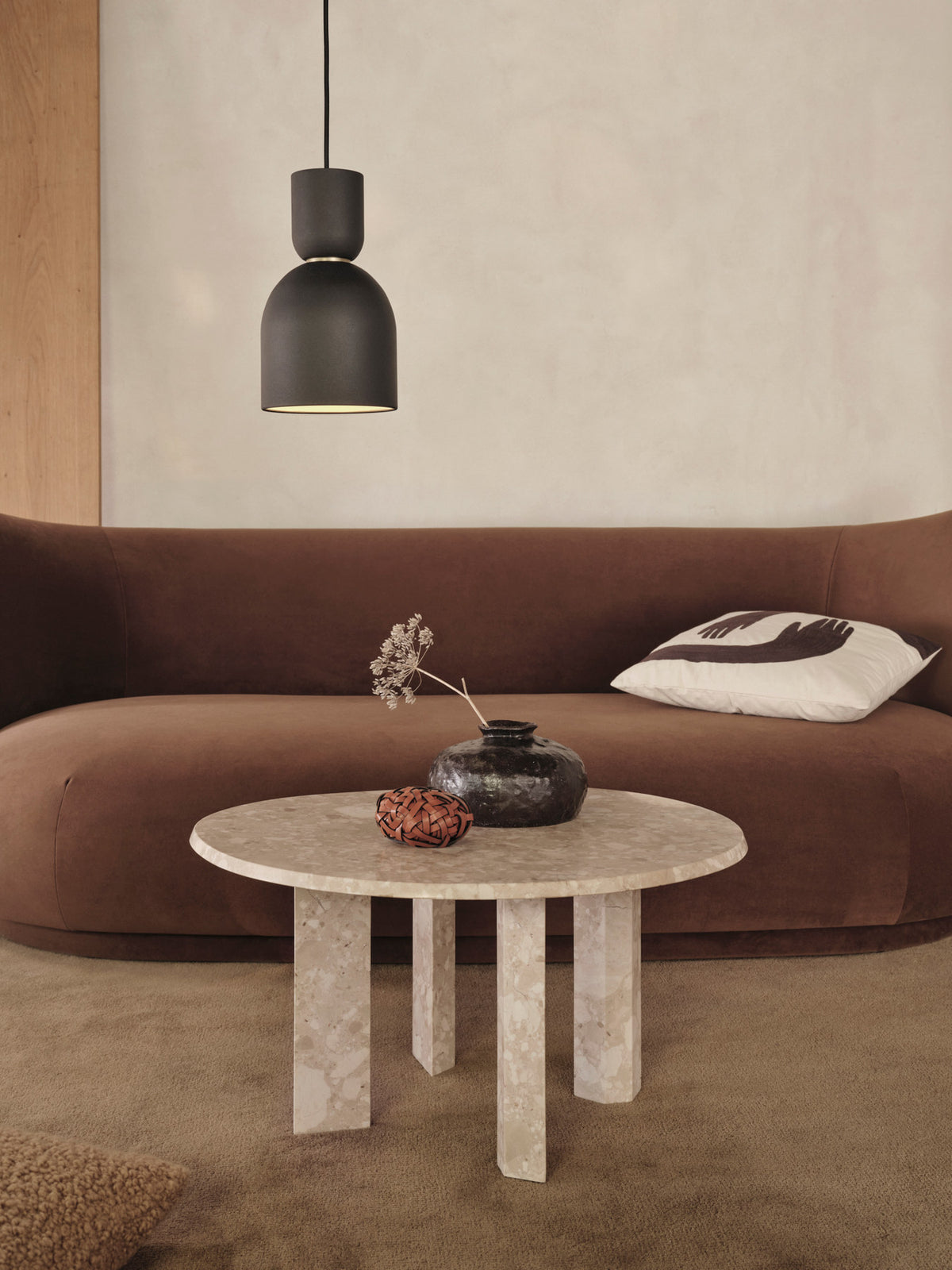 Collect Lampenschirm Bell in Black präsentiert im Onlineshop von KAQTU Design AG. Lampenschirm ist von Ferm Living