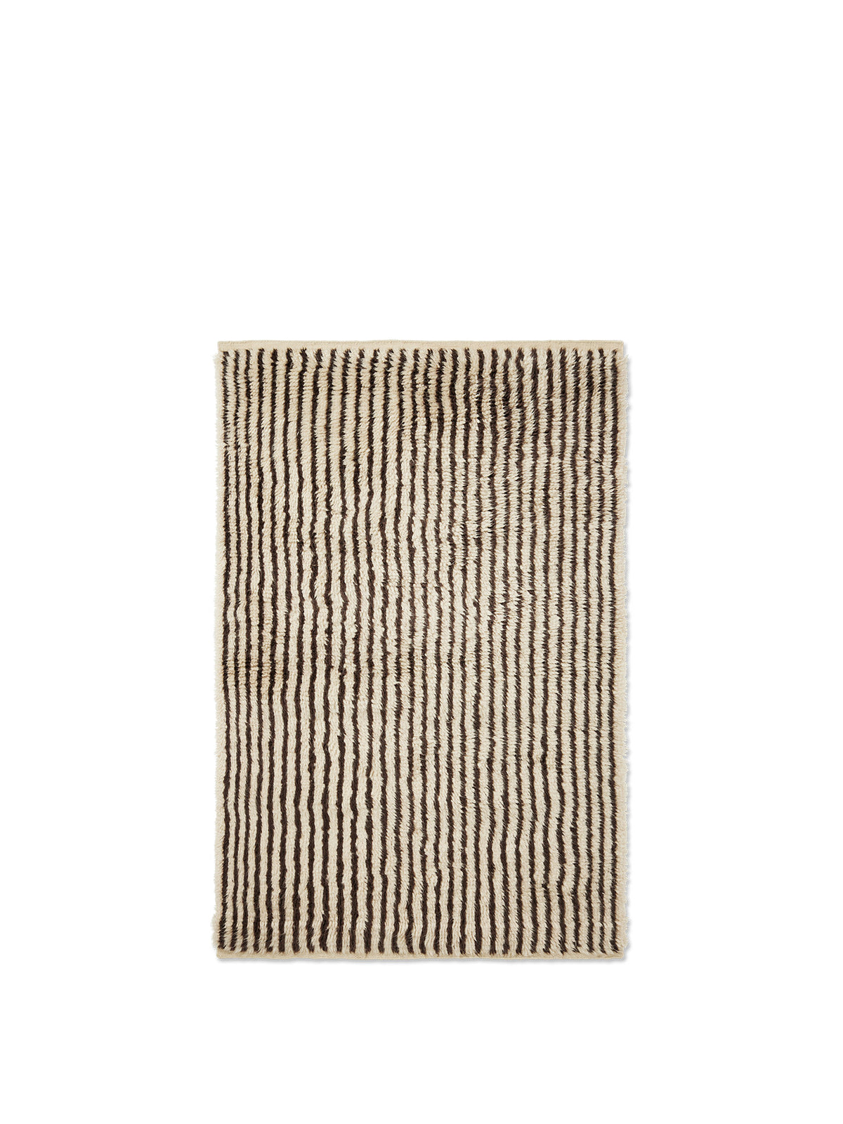 Kami Knotted Teppich 120 x 180 in Offwhite/Coffee präsentiert im Onlineshop von KAQTU Design AG. Teppich ist von Ferm Living