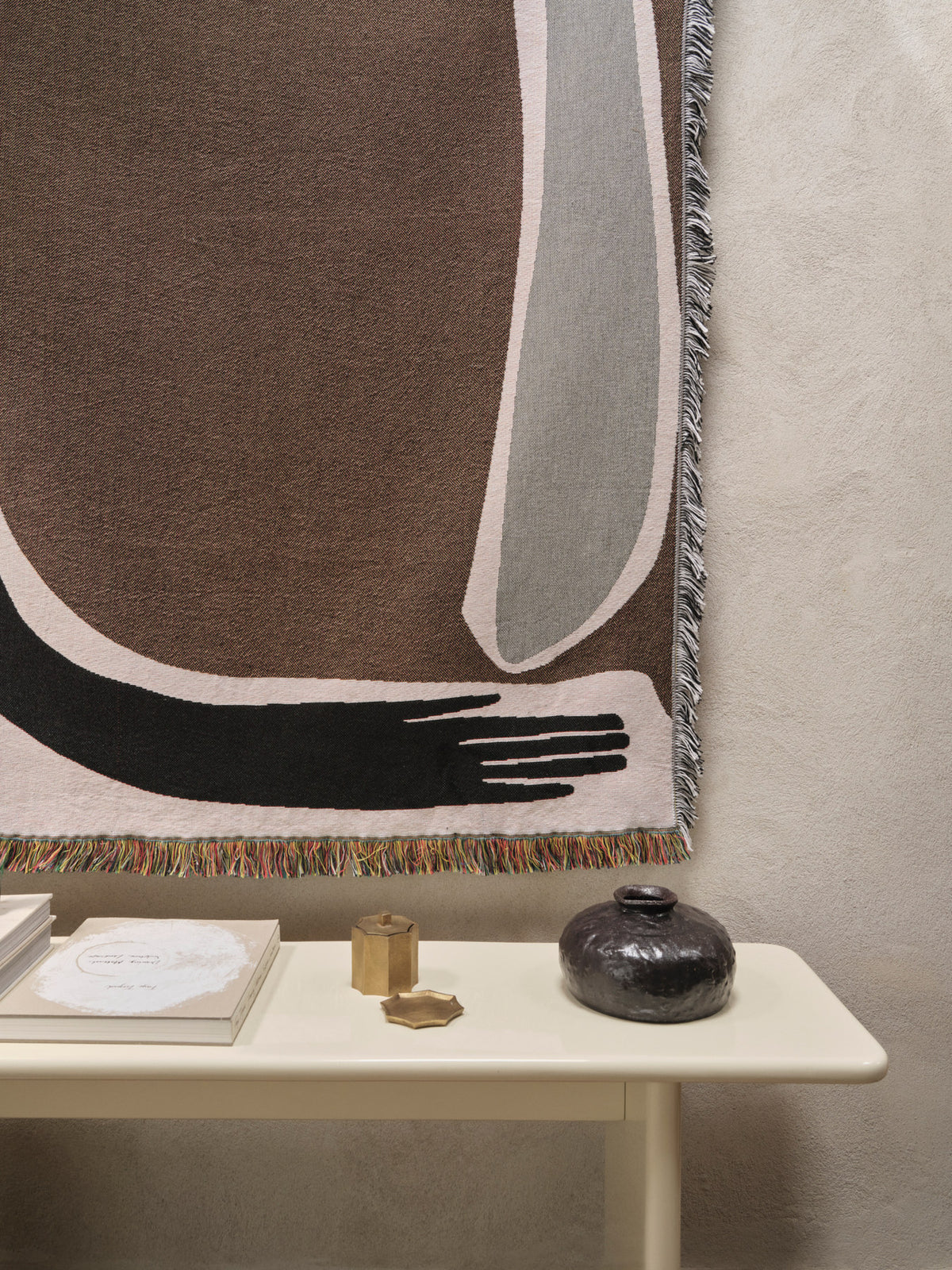 Rink Bank 140 in Eggshell präsentiert im Onlineshop von KAQTU Design AG. Sitzbank ist von Ferm Living