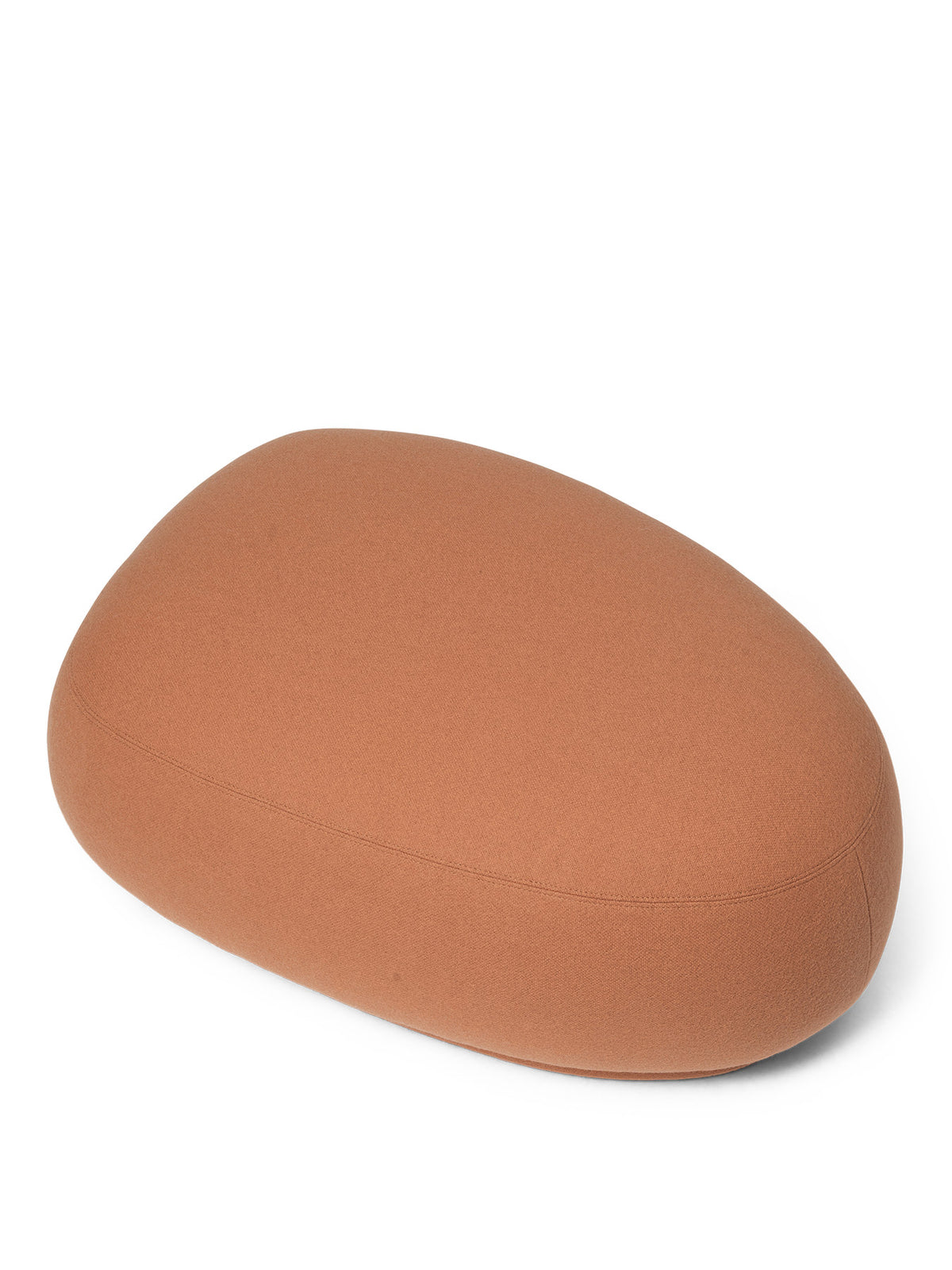Rico Lounger Pouf, länglicher Hocker in organischer Form in Bouclé Offwhite von Ferm Living