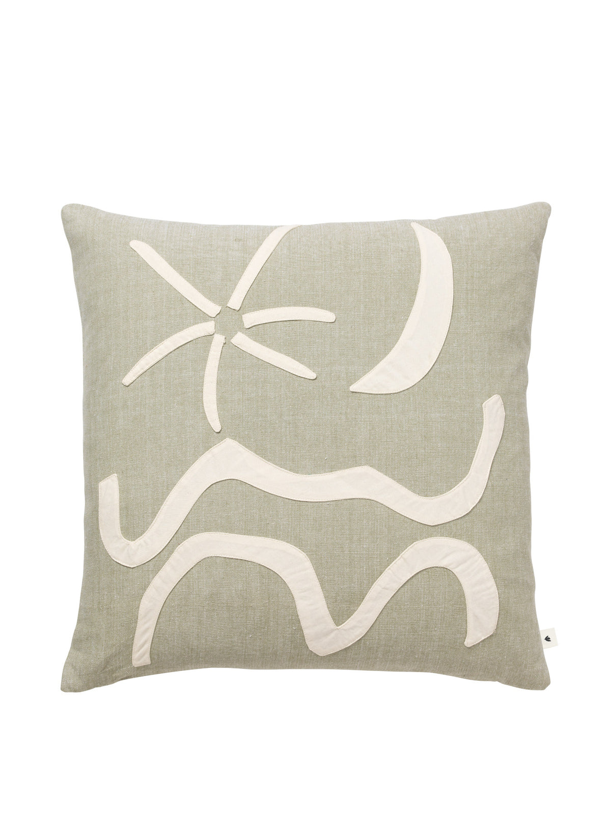 Kove Applique Kissen in Elm Green präsentiert im Onlineshop von KAQTU Design AG. Deko Kissen ist von Ferm Living