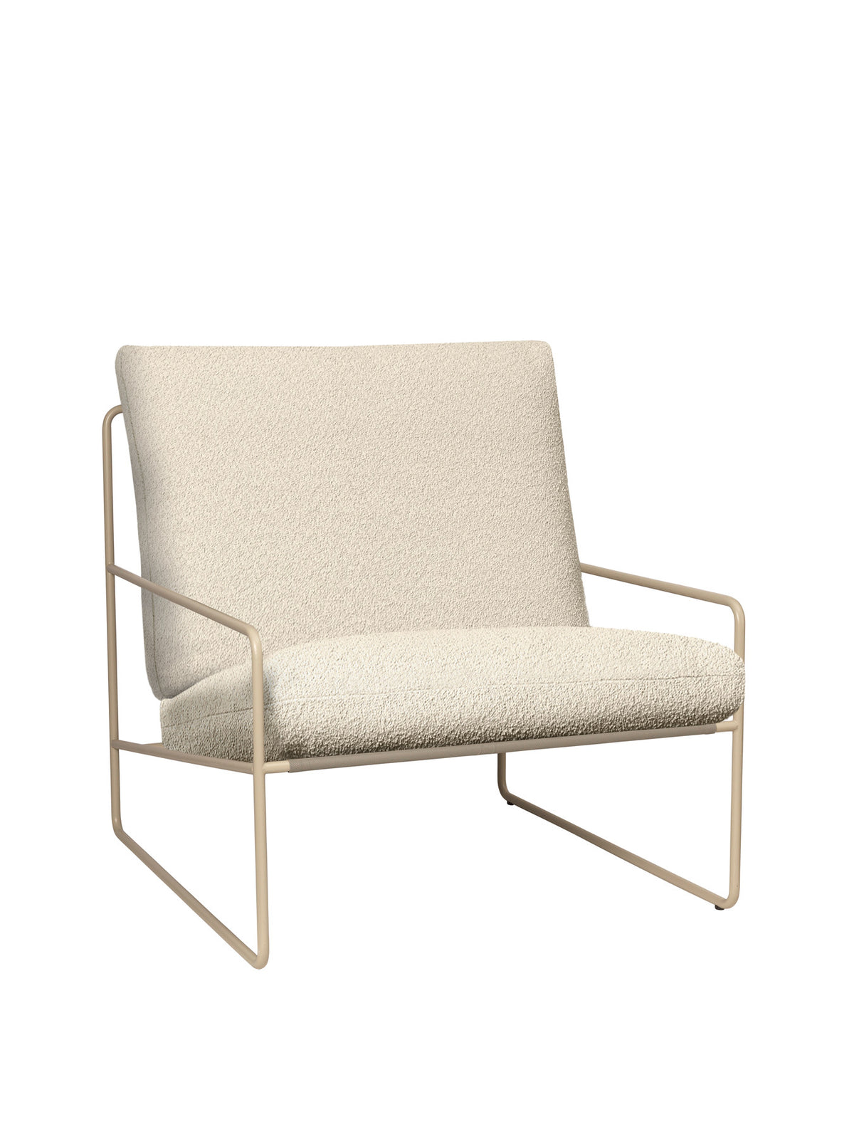 Desert 1-Sitzer in Kaschmir/Off-weiss präsentiert im Onlineshop von KAQTU Design AG. Outdoor-Sessel ist von Ferm Living