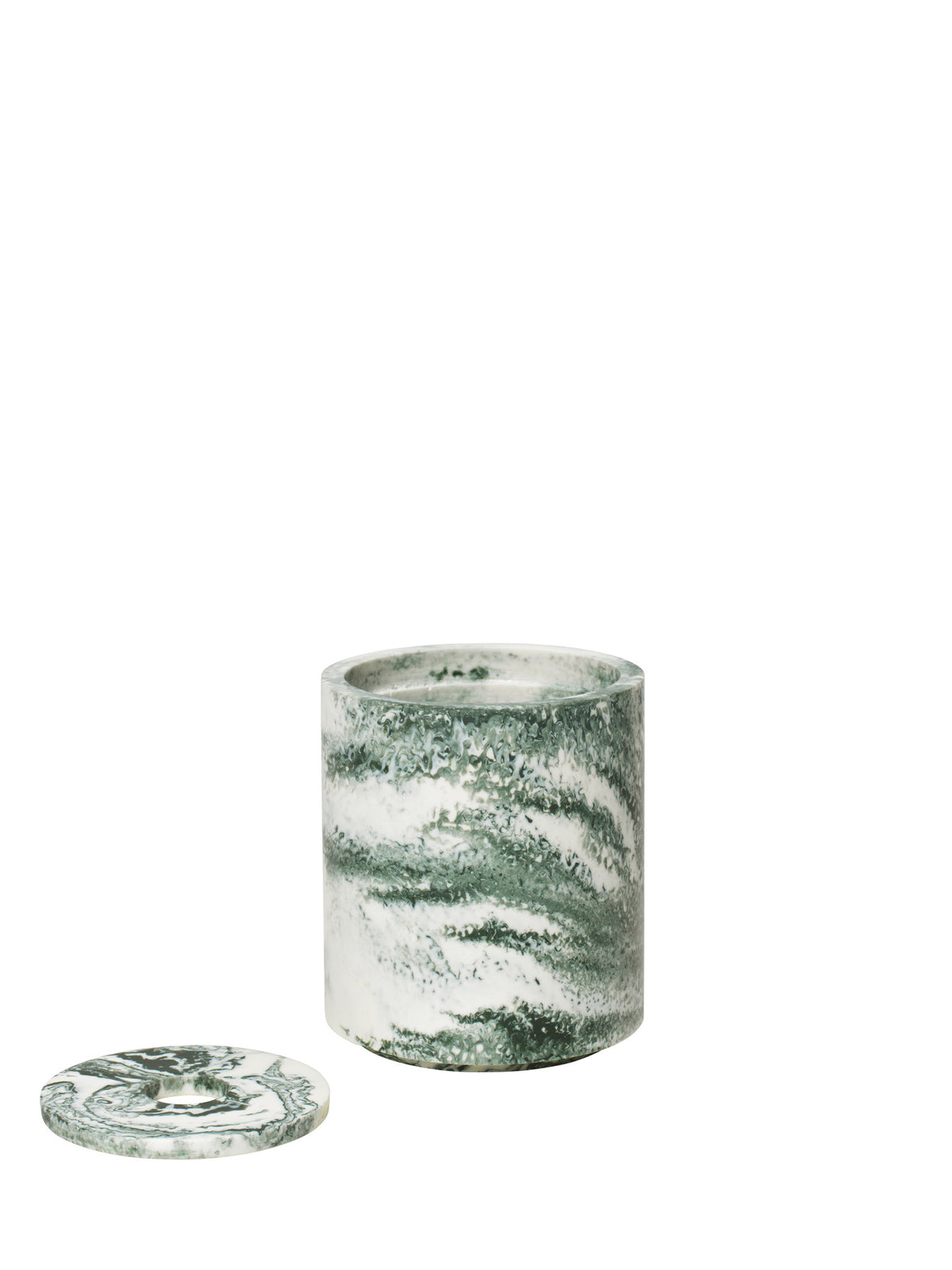 Mist Behälter in Smaragdgrün Off-weiss präsentiert im Onlineshop von KAQTU Design AG. Badzubehör ist von Ferm Living
