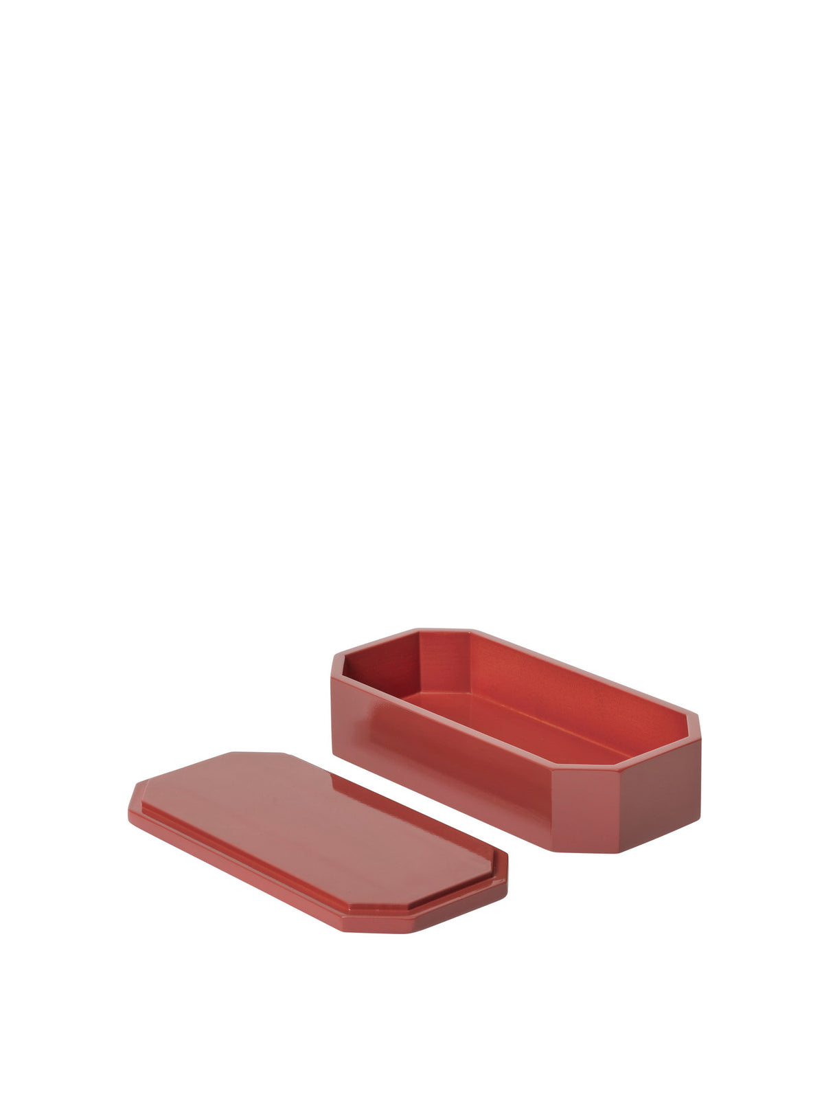 Nova Storage Box 20 x 10 in Picante Red präsentiert im Onlineshop von KAQTU Design AG. Aufbewahrungsbox ist von Ferm Living