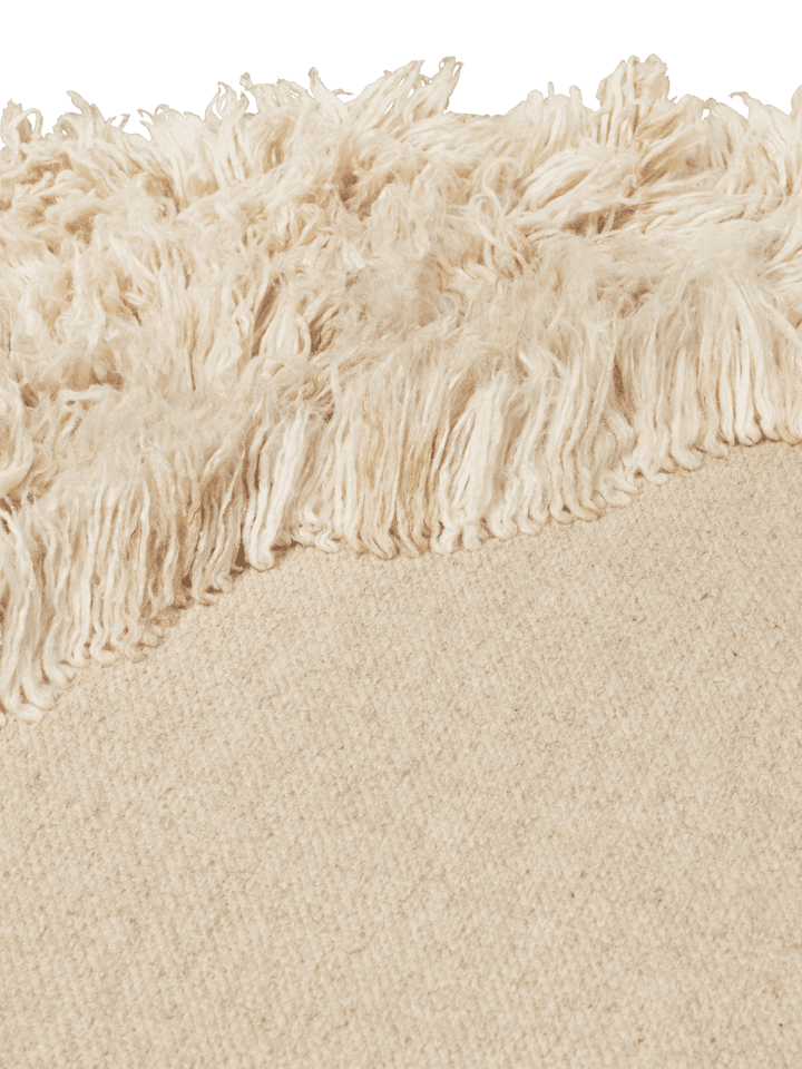 Eleganter Norte Teppich in Naturfarbe, 200 x 250 cm, von Ferm Living – ideal für stilvolle Wohnräume.