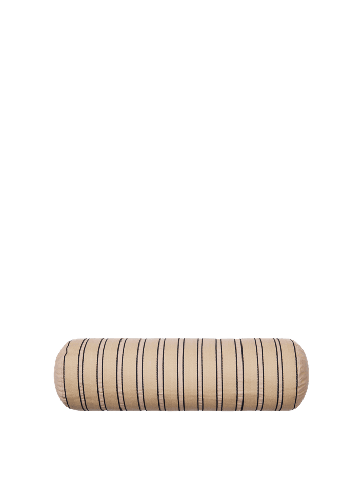 Twill Bolster Kissen in Cashmere/Black präsentiert im Onlineshop von KAQTU Design AG. Deko Kissen ist von Ferm Living