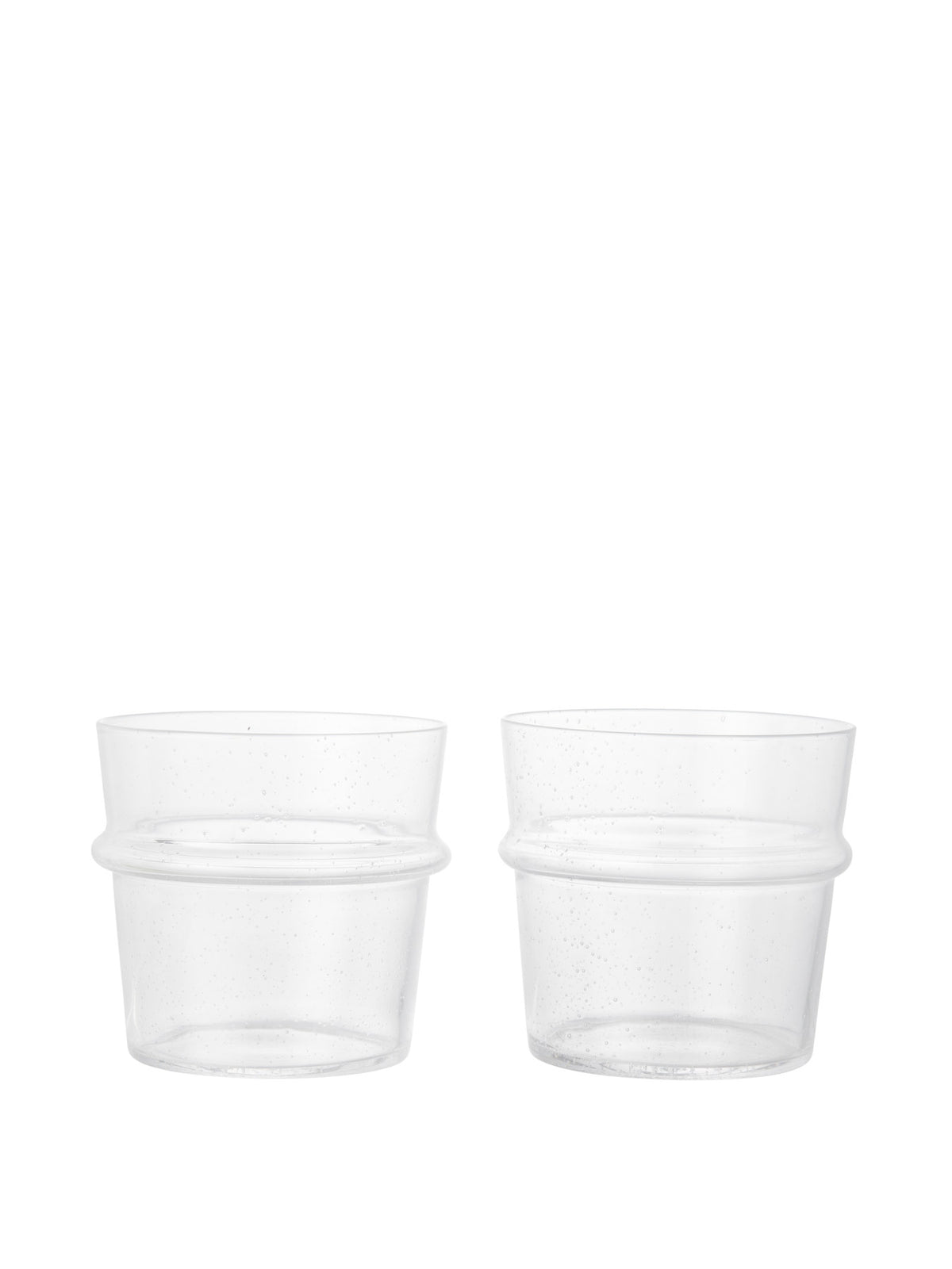 Boya Gläser Low Set aus 2 in Klar präsentiert im Onlineshop von KAQTU Design AG. Kitchen ist von Ferm Living