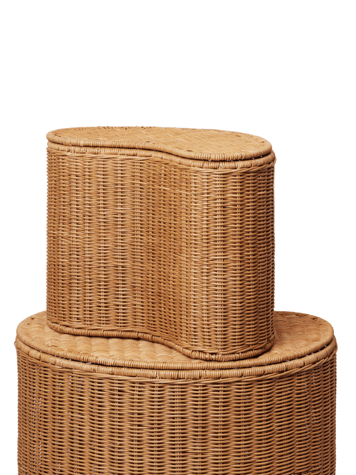 Willora Aufbewahrungsbox Set of 2 in Natural präsentiert im Onlineshop von KAQTU Design AG. Aufbewahrungskorb ist von Ferm Living