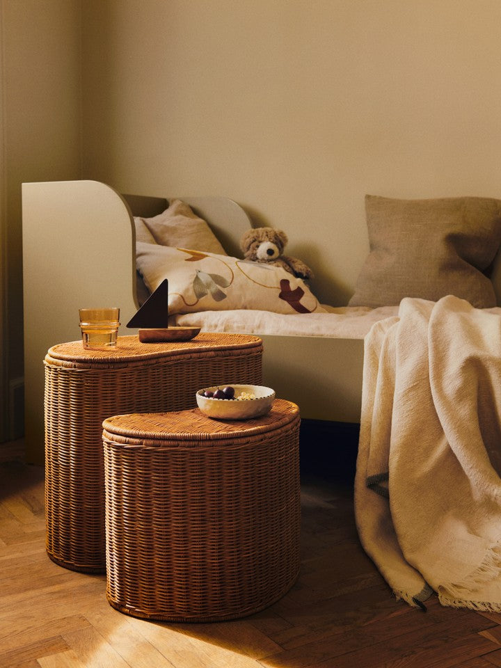 Willora Aufbewahrungsbox Set of 2 in Natural präsentiert im Onlineshop von KAQTU Design AG. Aufbewahrungskorb ist von Ferm Living