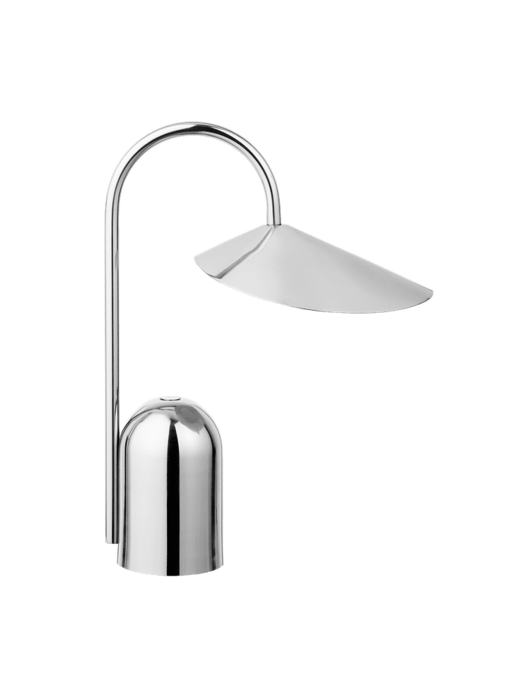 Arum portable Tischleuchte in Stainless Steel präsentiert im Onlineshop von KAQTU Design AG. Tischleuchte ist von Ferm Living