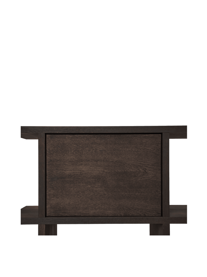 Elegantes Kona Bücherregal Cabinet Insert von Ferm Living, ideal für die ansprechende Aufbewahrung und Präsentation von Büchern und Dekoration.