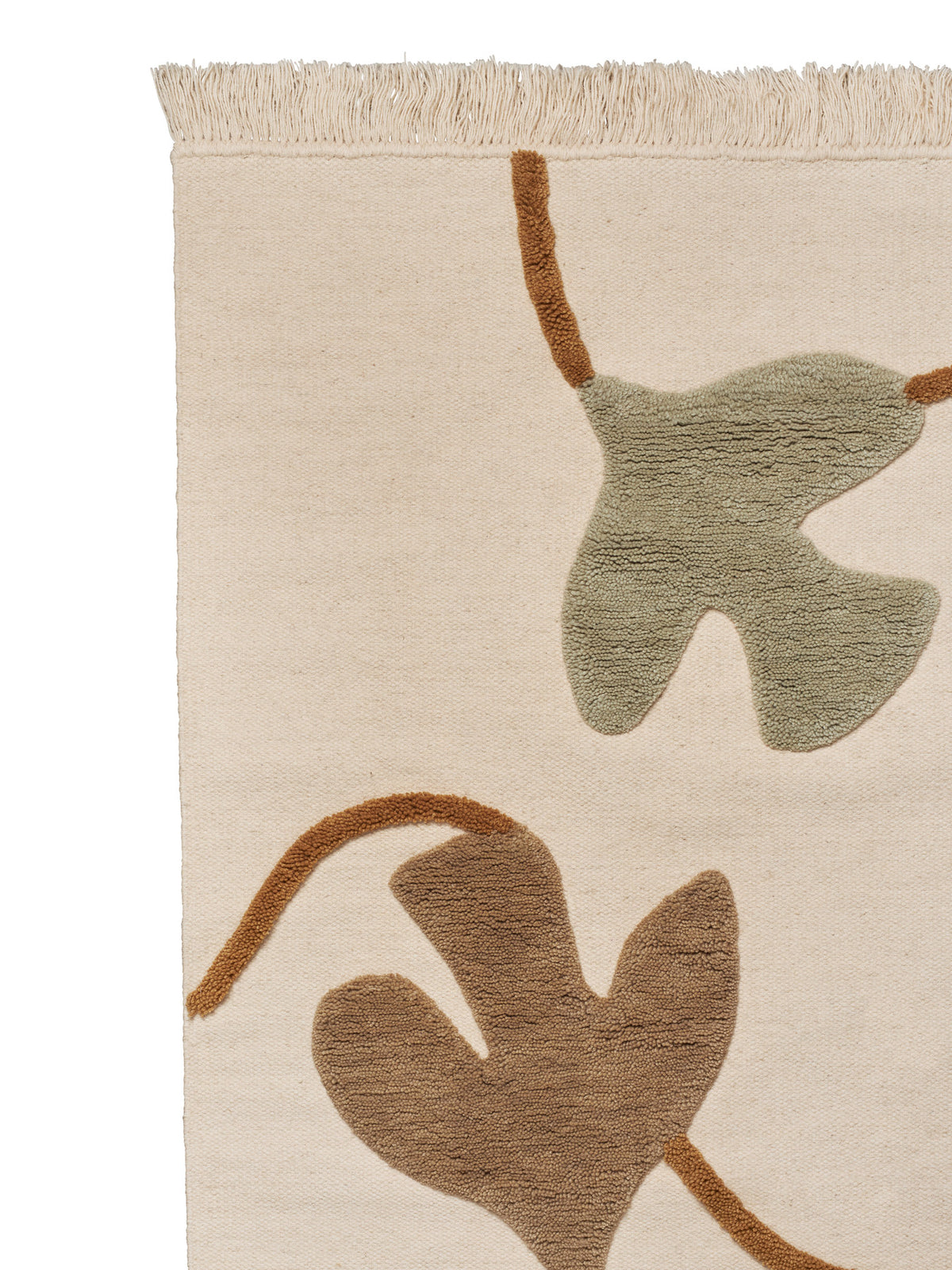 Swif Bird Wool Rug 140 x 200 in Multi präsentiert im Onlineshop von KAQTU Design AG. Teppich ist von Ferm Living