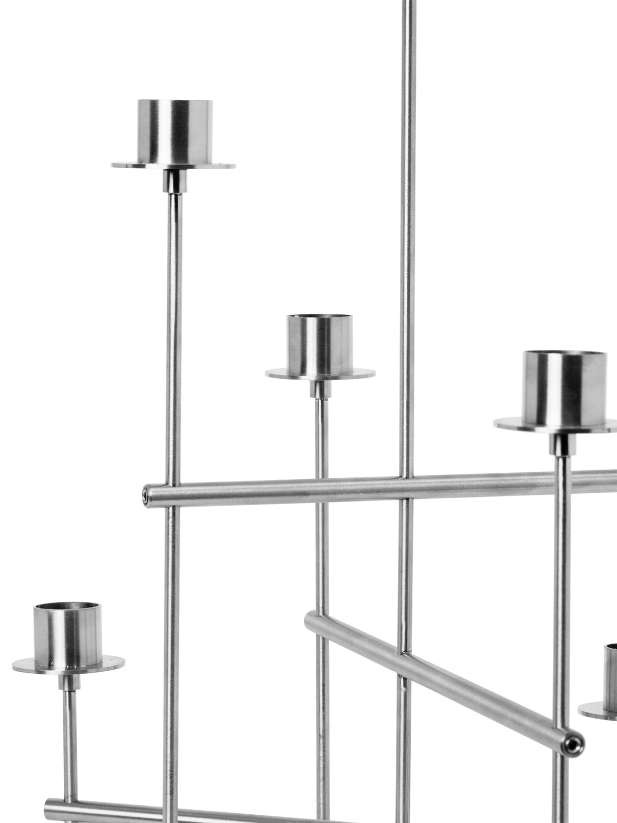 Elysia Candelabra in Brushed Stainless Steel präsentiert im Onlineshop von KAQTU Design AG. Kerzenständer ist von Ferm Living
