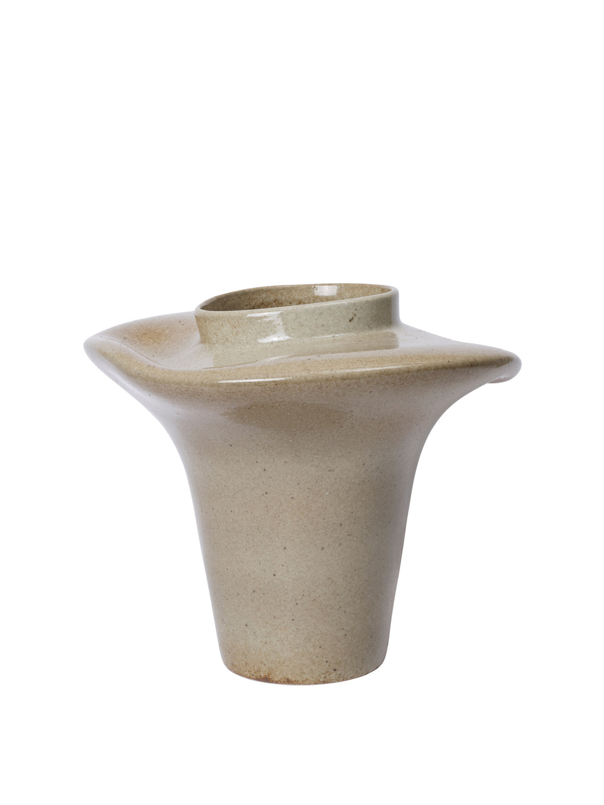 Evio Vase H35 in Elm Green präsentiert im Onlineshop von KAQTU Design AG. Vase ist von Ferm Living