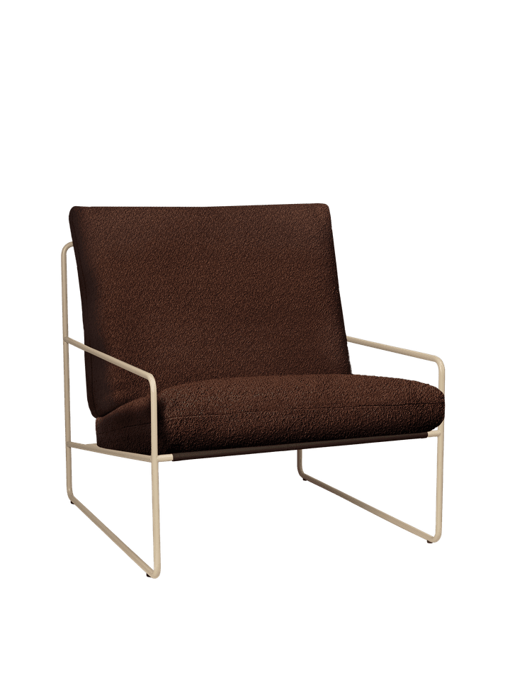 Desert 1 Sitzer Loungesofa in Cashmere/Chestnut präsentiert im Onlineshop von KAQTU Design AG. Lounge Sofa ist von Ferm Living