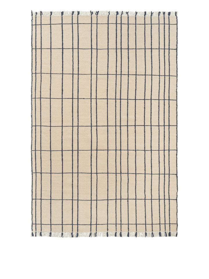 Sen Teppich 200 x 300 in Parchment/Indigo präsentiert im Onlineshop von KAQTU Design AG. Teppich ist von Ferm Living