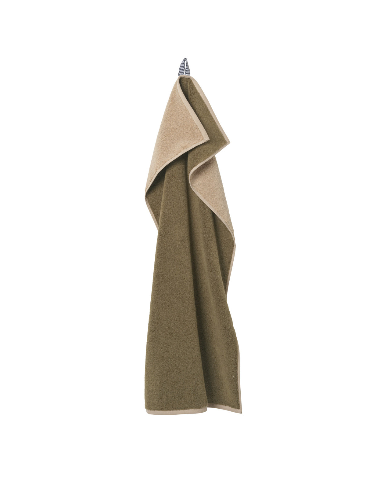 Ekko Badetuch in Olive/Cashmere präsentiert im Onlineshop von KAQTU Design AG. Badetuch ist von Ferm Living