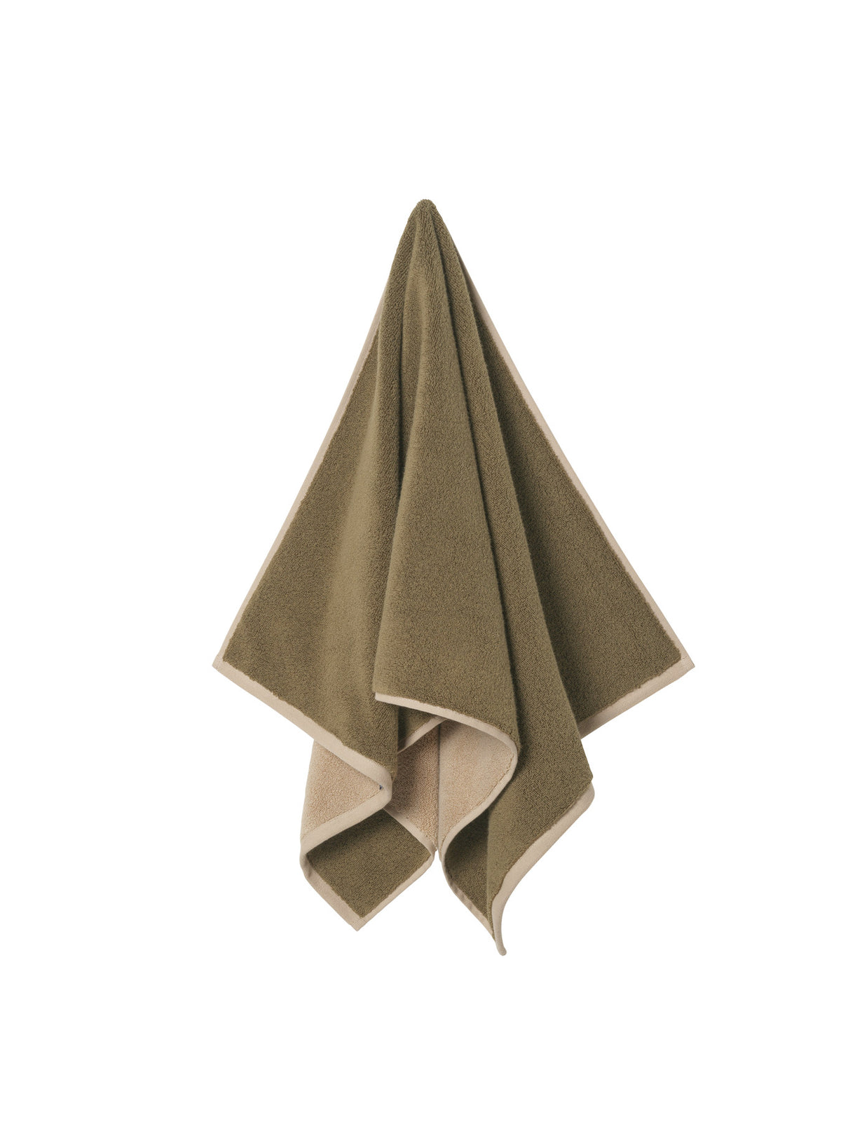Ekko Badetuch in Olive/Cashmere präsentiert im Onlineshop von KAQTU Design AG. Badetuch ist von Ferm Living