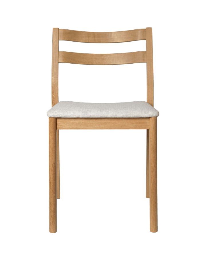 Boda Esszimmerstuhl Staple Seat Upholstered in Natural Oak/Off-white präsentiert im Onlineshop von KAQTU Design AG. Stuhl ist von Ferm Living