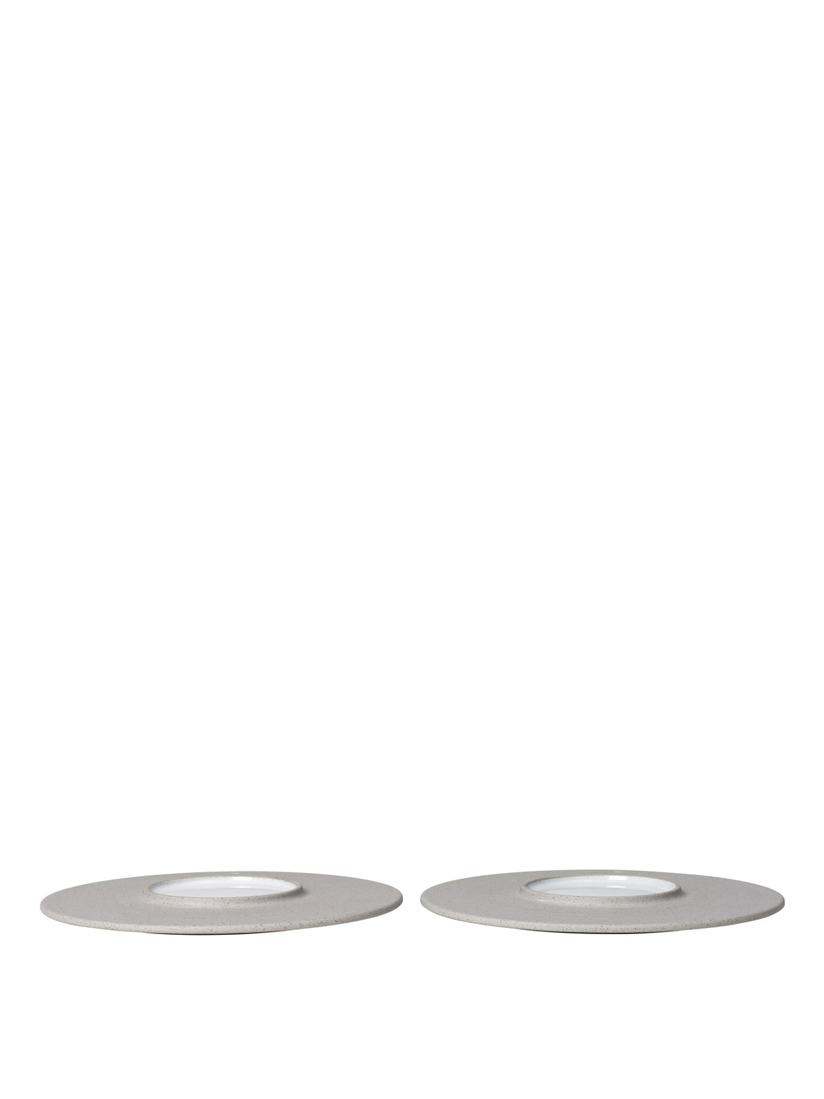 Sonae Dessert Plates 22 Set of 2 in Grey/White präsentiert im Onlineshop von KAQTU Design AG. Dessertteller ist von Ferm Living