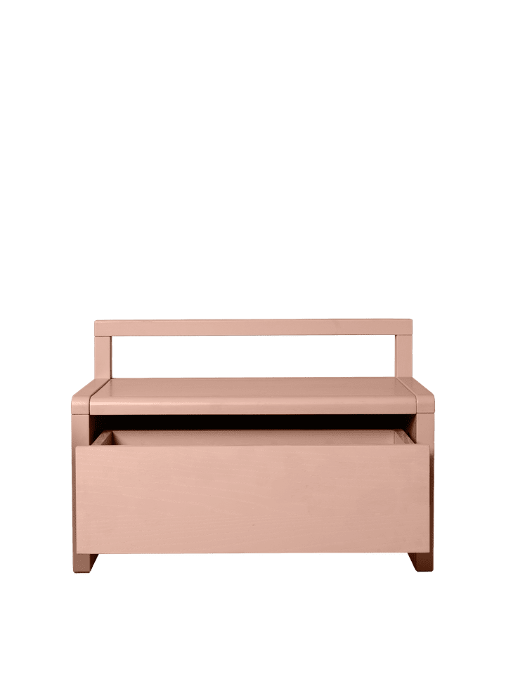 Little Architect Bank mit Stauraum in Rose präsentiert im Onlineshop von KAQTU Design AG. Sitzbank ist von Ferm Living