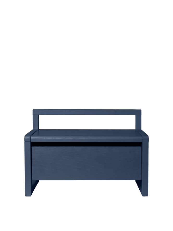 Little Architect Bank mit Stauraum in Dark Blue präsentiert im Onlineshop von KAQTU Design AG. Sitzbank ist von Ferm Living