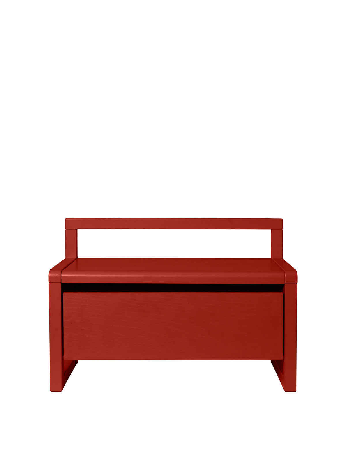 Little Architect Bank mit Stauraum in Poppy Red präsentiert im Onlineshop von KAQTU Design AG. Sitzbank ist von Ferm Living