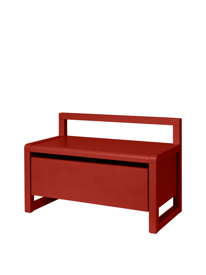 Little Architect Bank mit Stauraum in Poppy Red präsentiert im Onlineshop von KAQTU Design AG. Sitzbank ist von Ferm Living