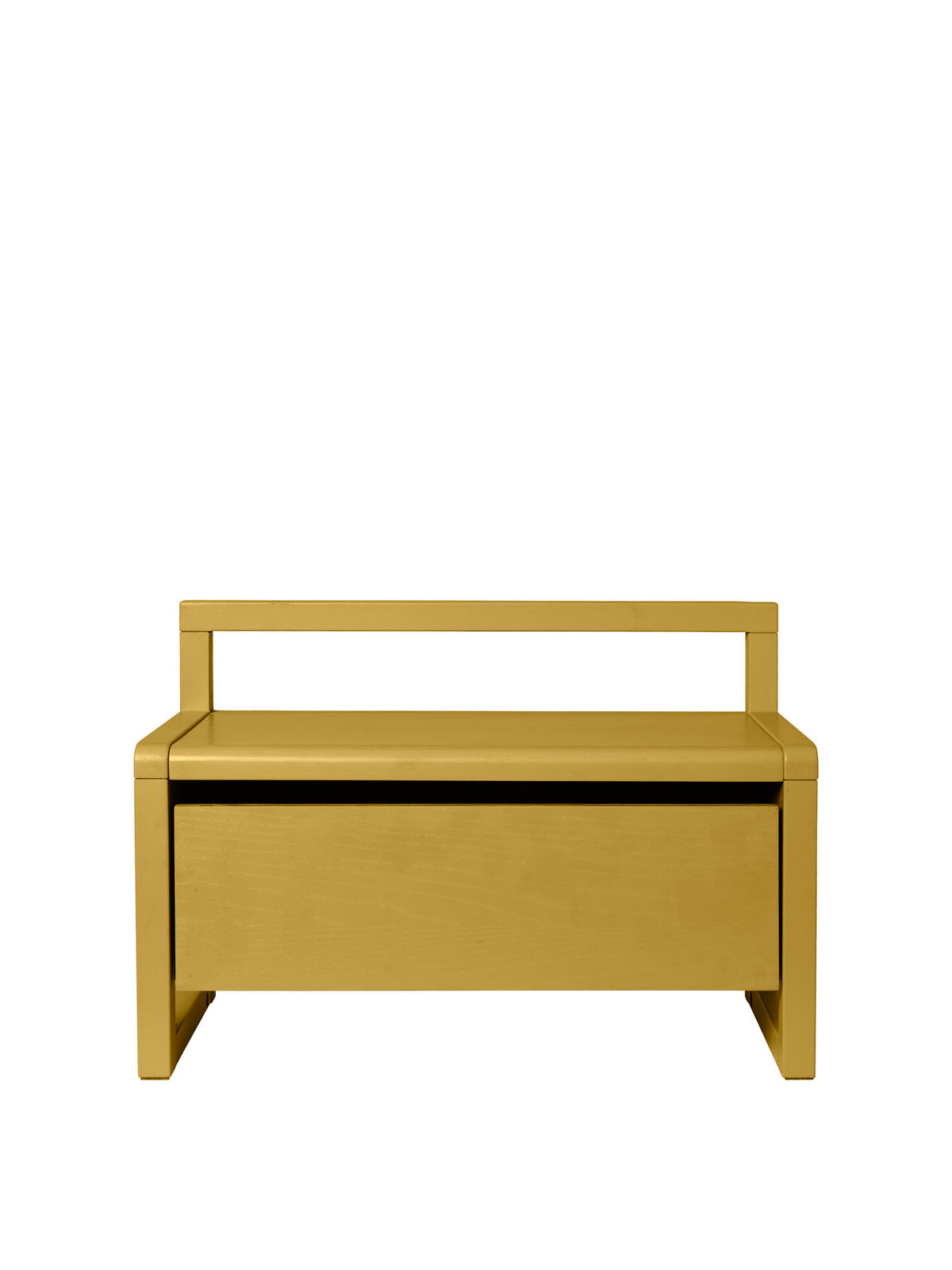 Little Architect Bank mit Stauraum in Yellow präsentiert im Onlineshop von KAQTU Design AG. Sitzbank ist von Ferm Living