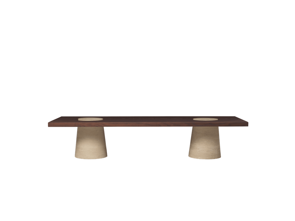 Grova Couchtisch Travertine in präsentiert im Onlineshop von KAQTU Design AG. Couchtisch ist von Ferm Living
