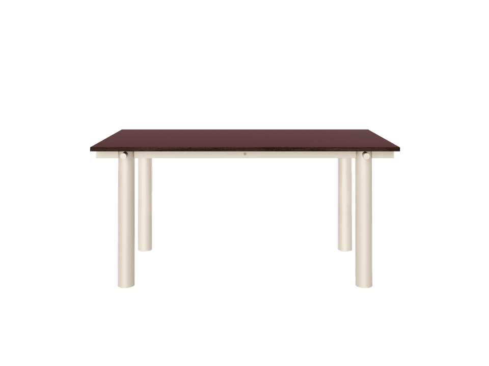 Atura Esstisch 160 x 90 in Light Cashmere/Burgundy präsentiert im Onlineshop von KAQTU Design AG. Esstisch ist von Ferm Living