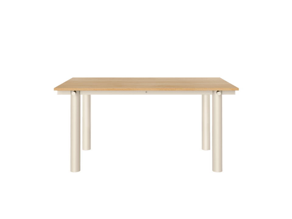 Atura Esstisch 160 x 90 in Light Cashmere/Natural Oak Veneer präsentiert im Onlineshop von KAQTU Design AG. Esstisch ist von Ferm Living