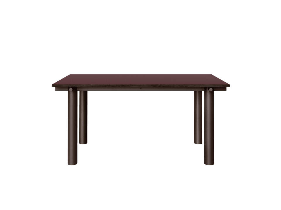 Atura Esstisch 160 x 90 in Dark Chocolate/Burgundy präsentiert im Onlineshop von KAQTU Design AG. Esstisch ist von Ferm Living