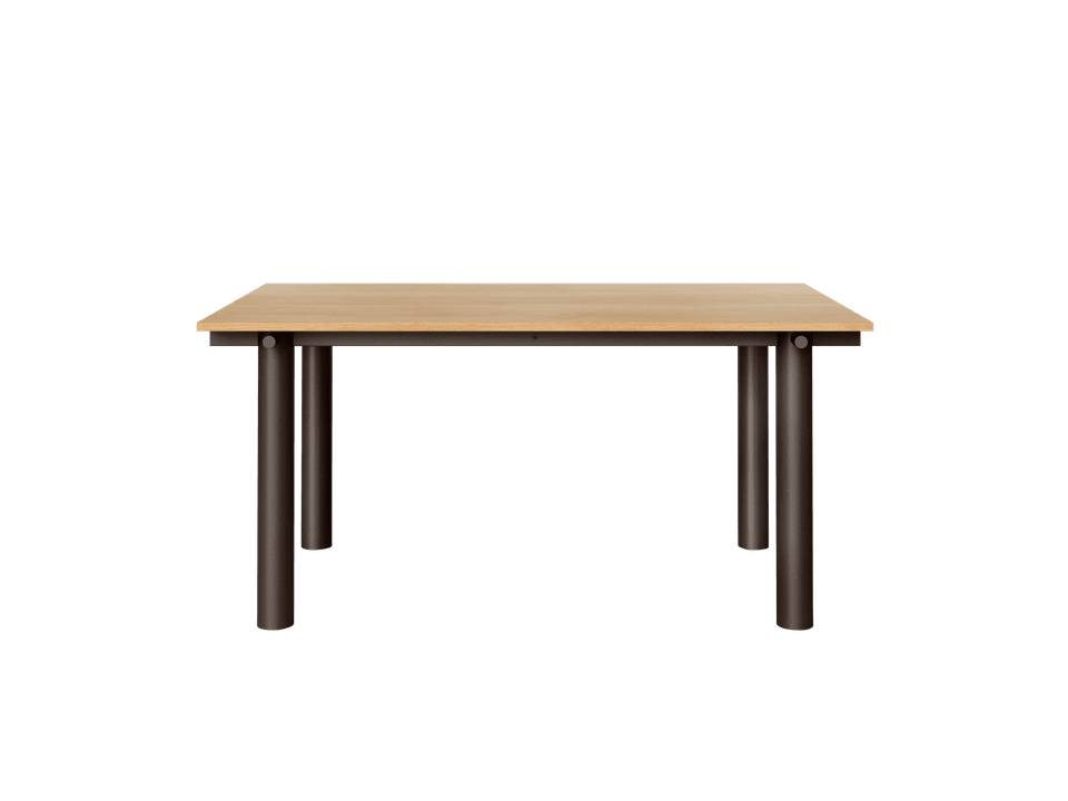 Atura Esstisch 160 x 90 in Dark Chocolate/Natural Oak Veneer präsentiert im Onlineshop von KAQTU Design AG. Esstisch ist von Ferm Living