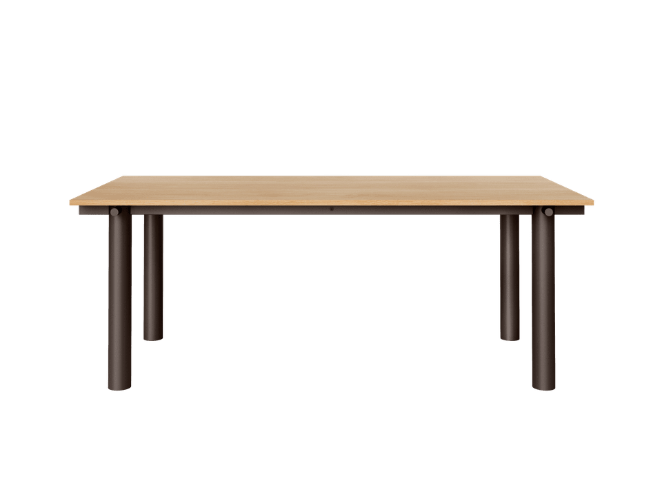 Atura Esstisch 200 x 90 in Dark Chocolate/Natural Oak Veneer präsentiert im Onlineshop von KAQTU Design AG. Esstisch ist von Ferm Living