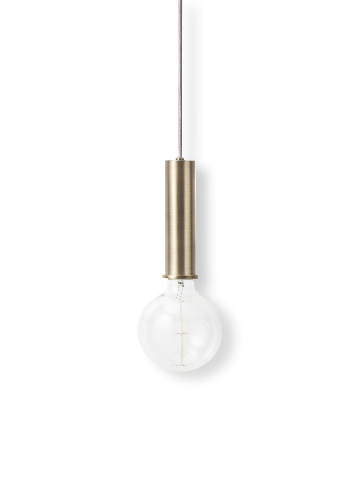 Collect Pendellampe hoch in Messing präsentiert im Onlineshop von KAQTU Design AG. Pendelleuchte ist von Ferm Living
