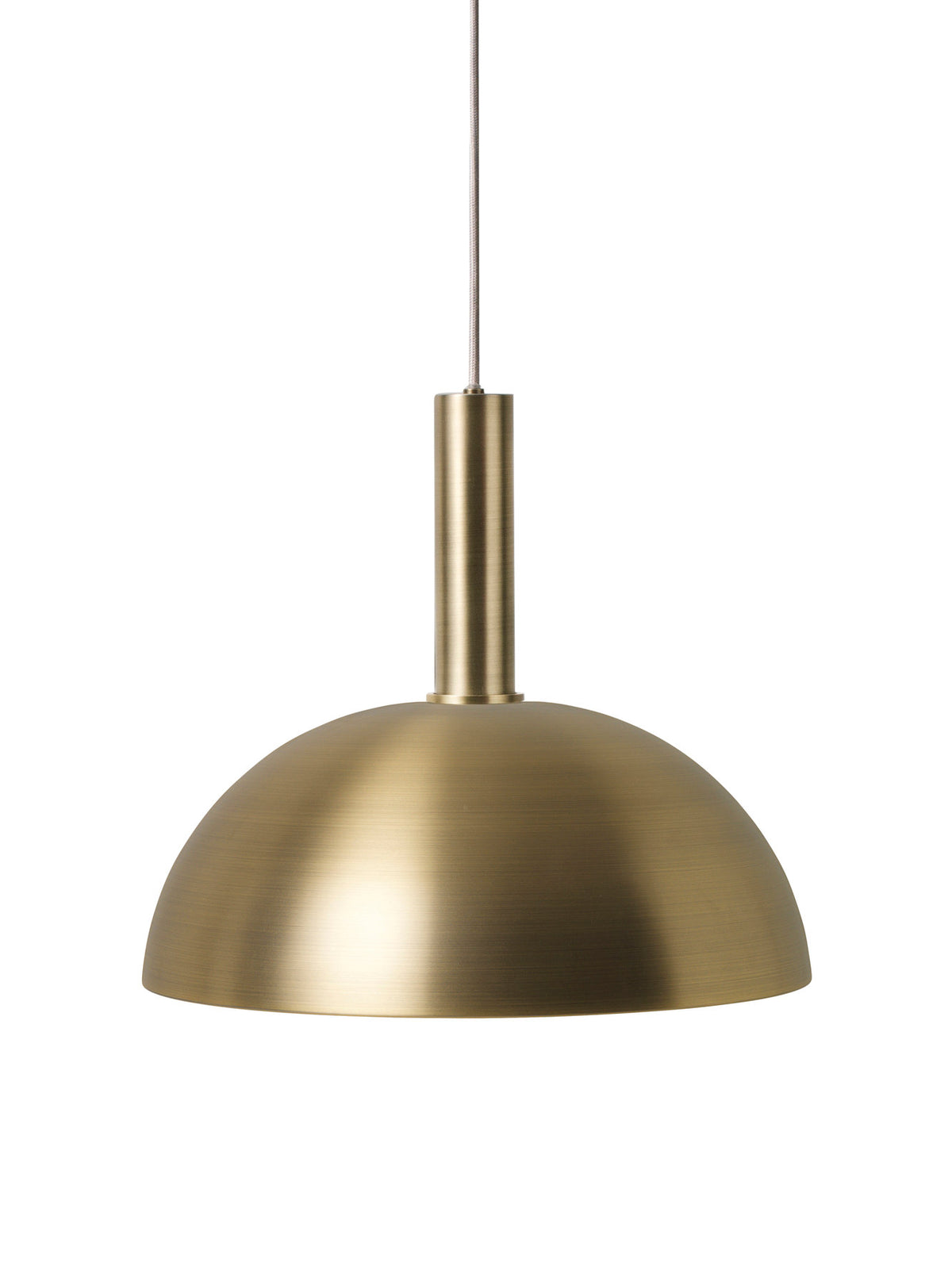 Collect Pendellampe hoch in Messing präsentiert im Onlineshop von KAQTU Design AG. Pendelleuchte ist von Ferm Living