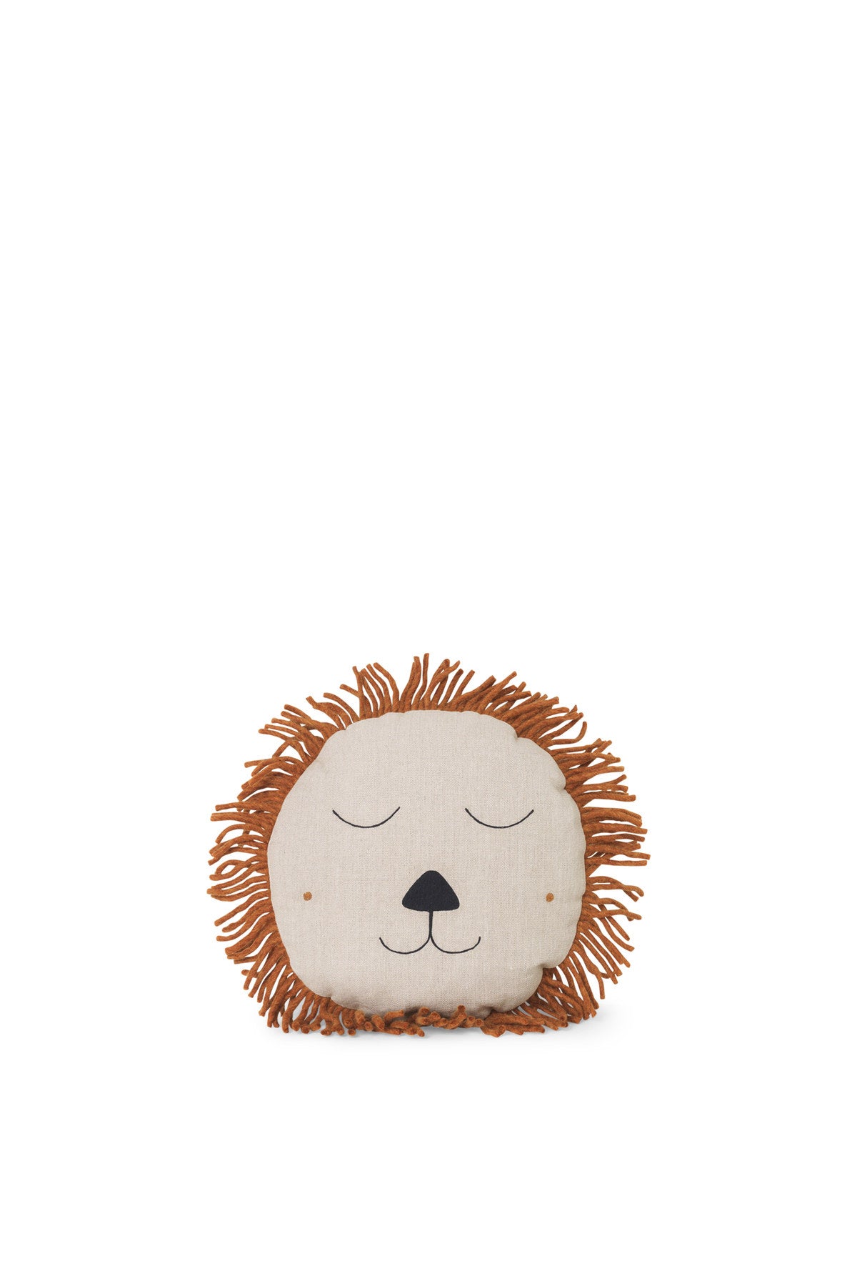 Kissen Safari Löwe in Hellbraun präsentiert im Onlineshop von KAQTU Design AG. Deko Kissen ist von Ferm Living