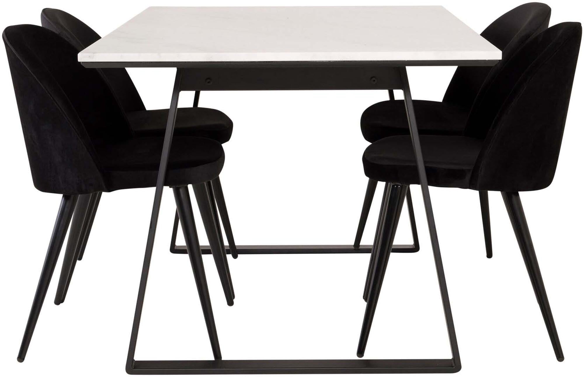 Elegantes Estelle Set: Samtkomfort für stilvolle Esszimmer.