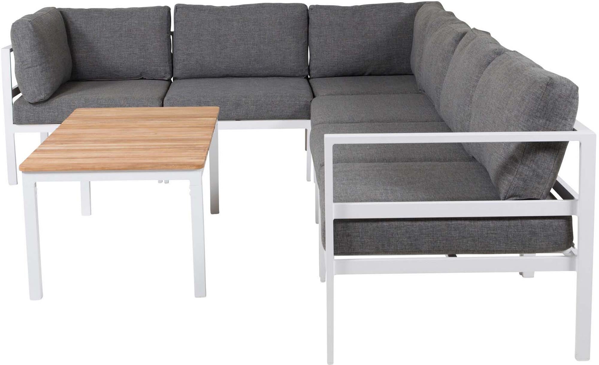 Copacabana Sofagarnitur V2 in Natur, Weiss präsentiert im Onlineshop von KAQTU Design AG. Loungeset ist von Venture Home