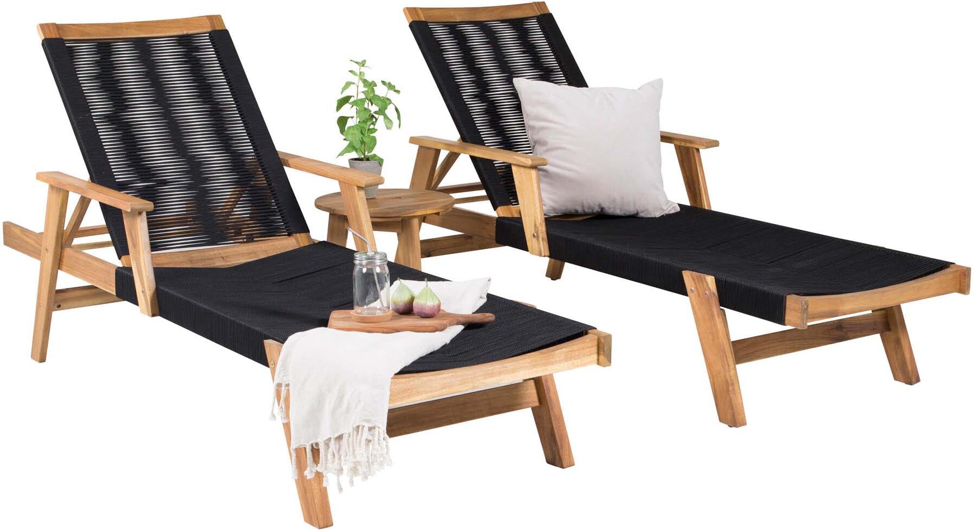 Entspannen Sie stilvoll mit der Little John Sonnenliege von Venture Home – ergonomisch, robust und aus hochwertigem Akazienholz gefertigt.