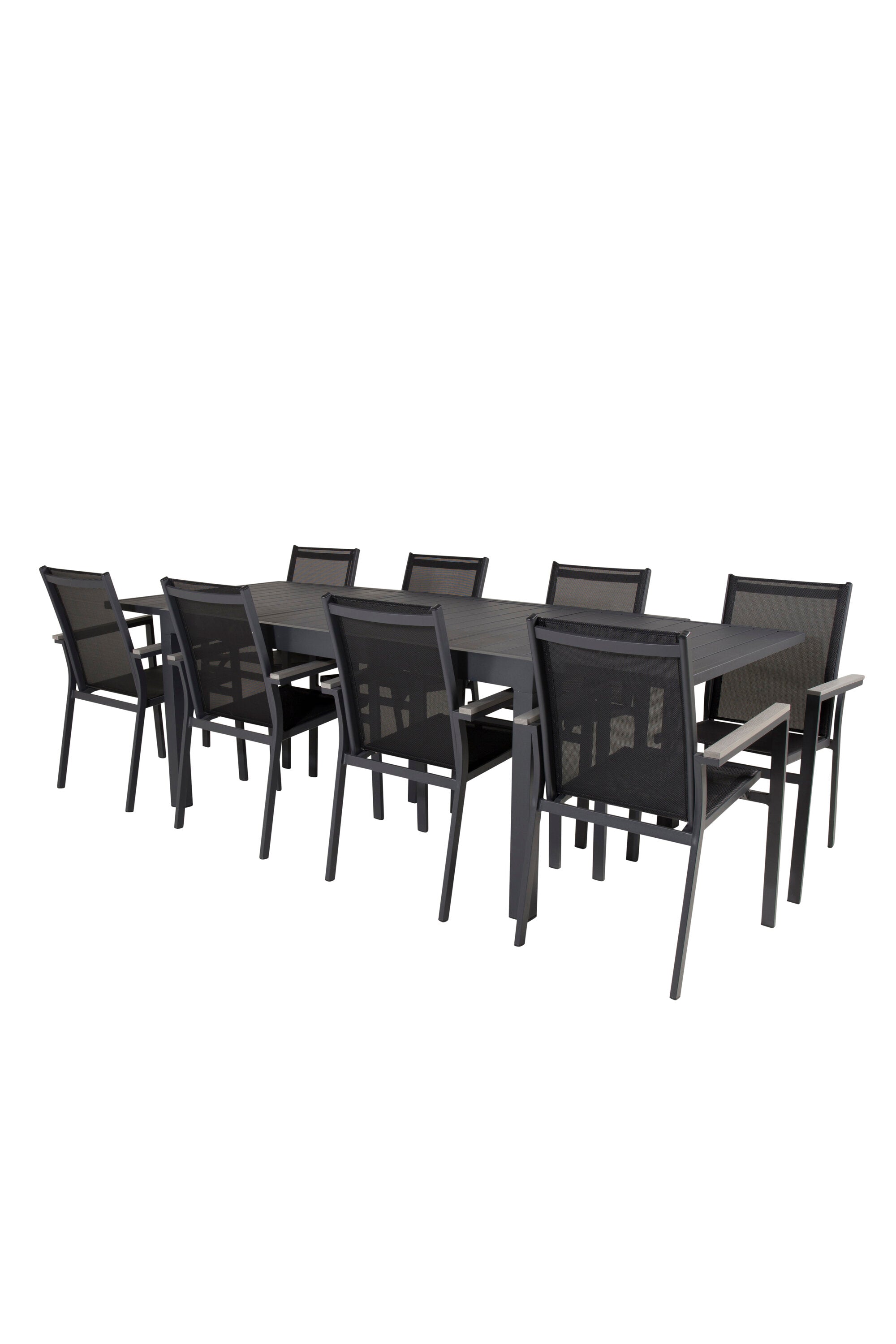 Venture Home: Marbella Tisch & Parma Stühle für Outdoor-Genuss.