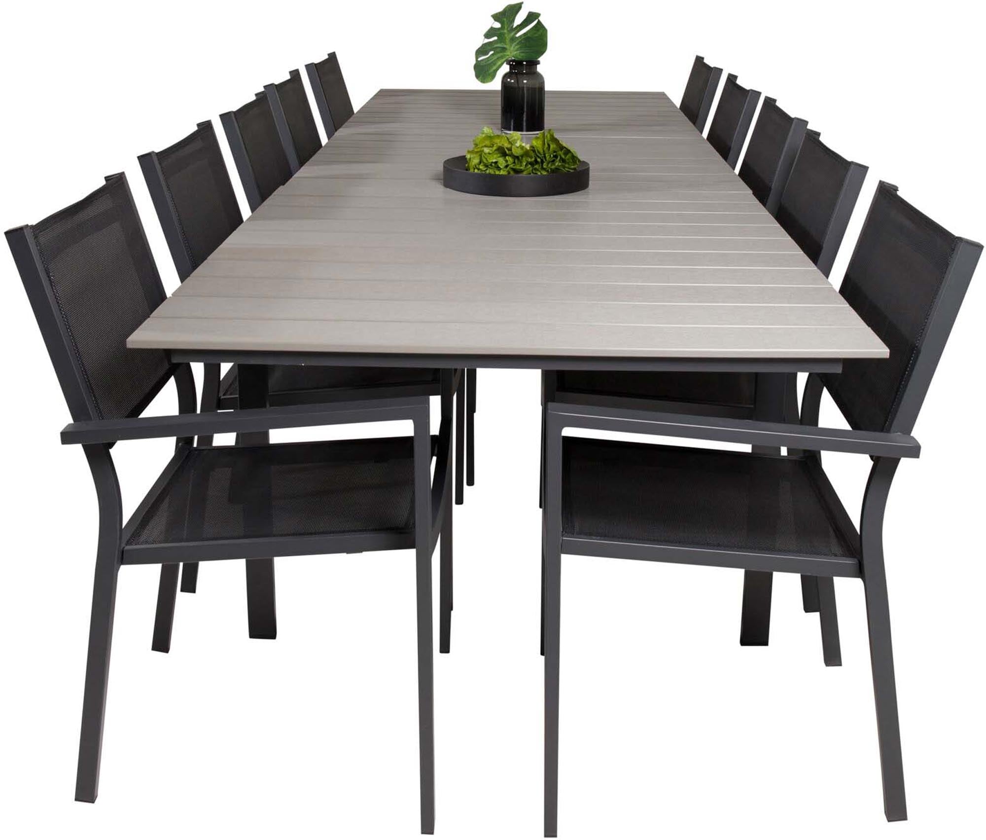 Modernes Outdoor-Tischset für unvergessliche Sommerabende.