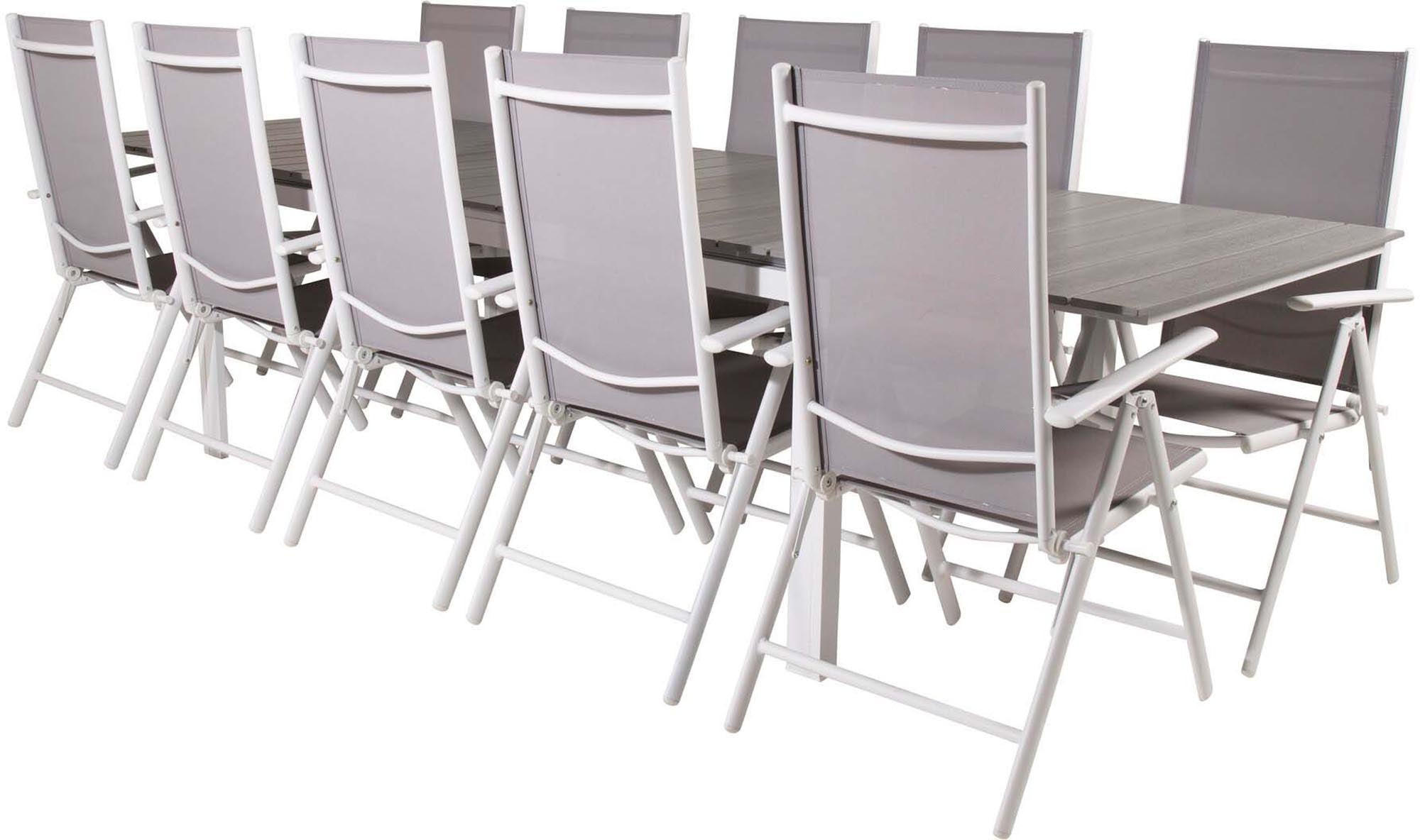 Robustes Venture Home Tischset für 8, perfekt für Outdoor-Dinner.