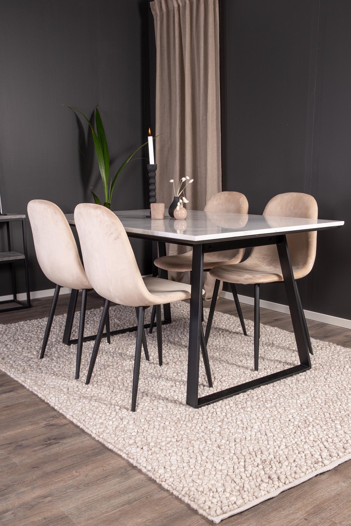 Stilvolles Estelle Esszimmerset: Komfort und Eleganz vereint.