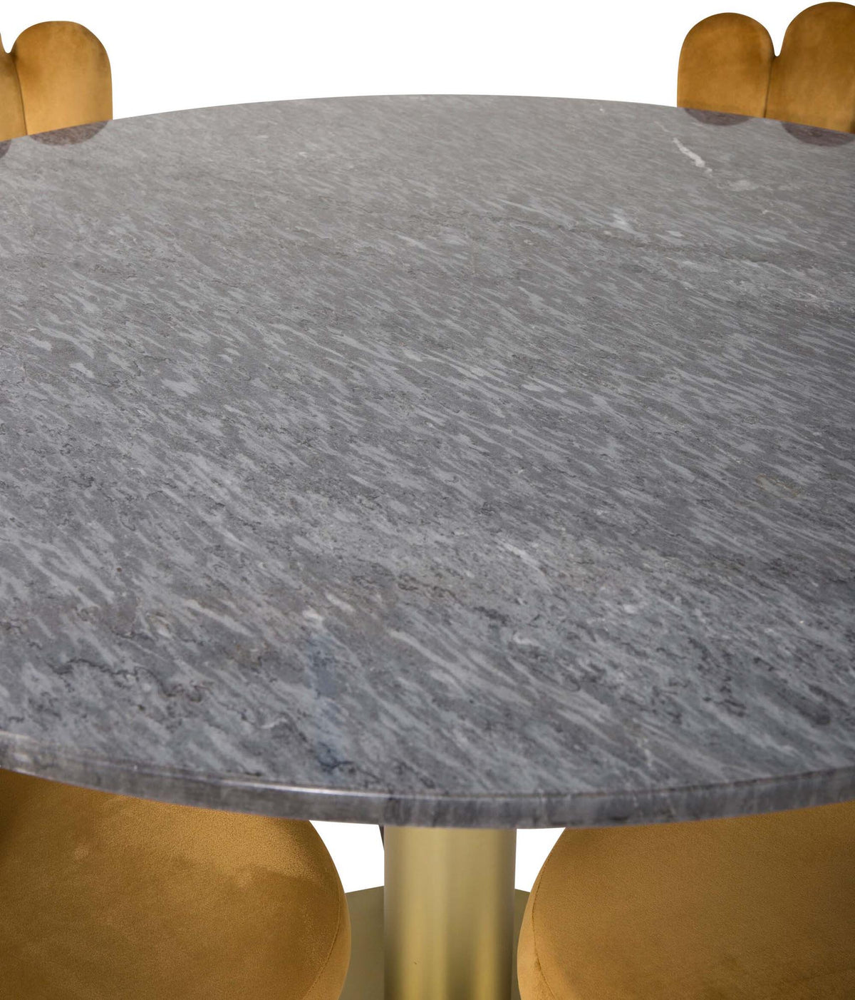 Estelle Esszimmerset + Limhamn Light ⌀106cm/4St. in Schwarz / Gelb / Gold präsentiert im Onlineshop von KAQTU Design AG. Esszimmerset ist von Venture Home